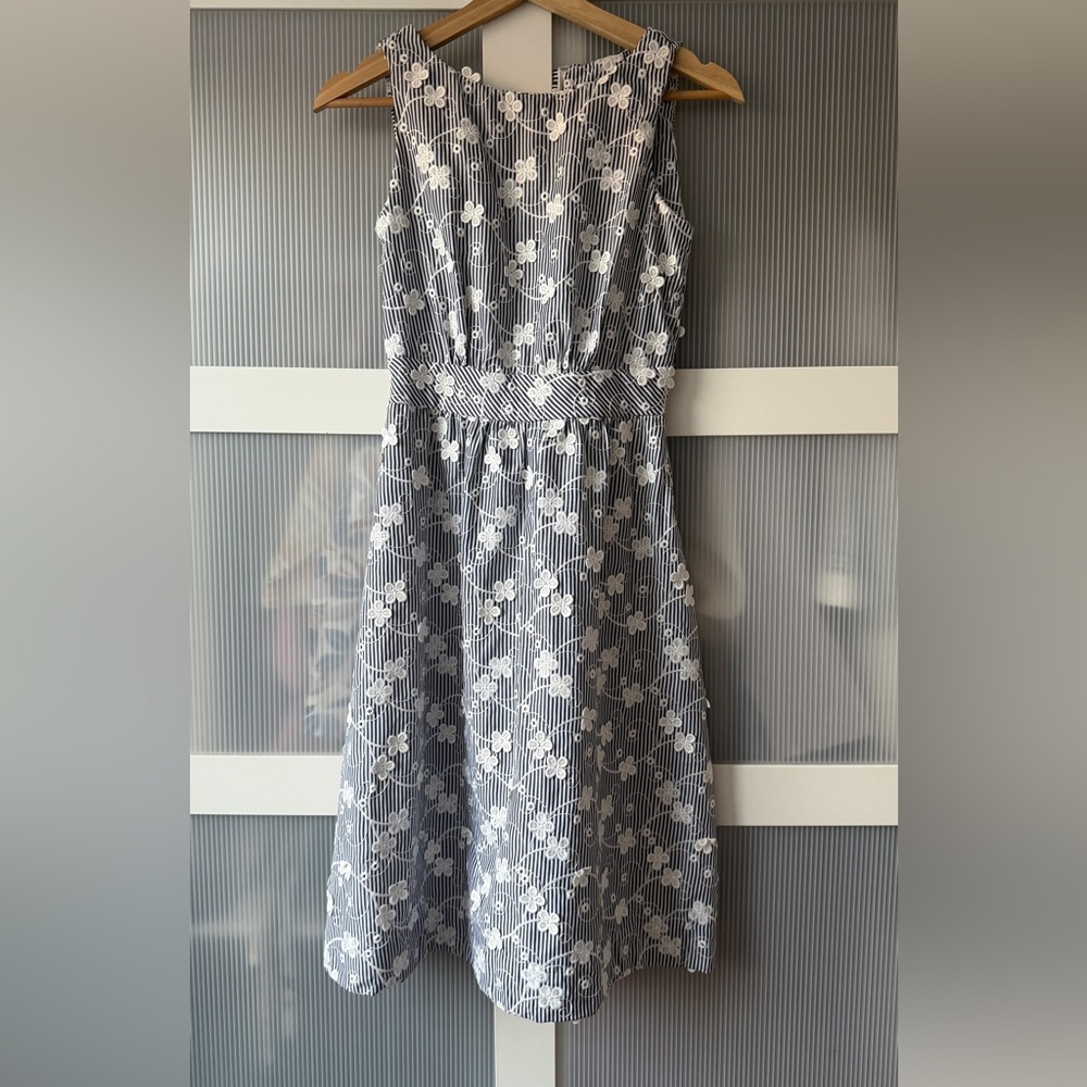 Calvin Klein floral strap cotton dress